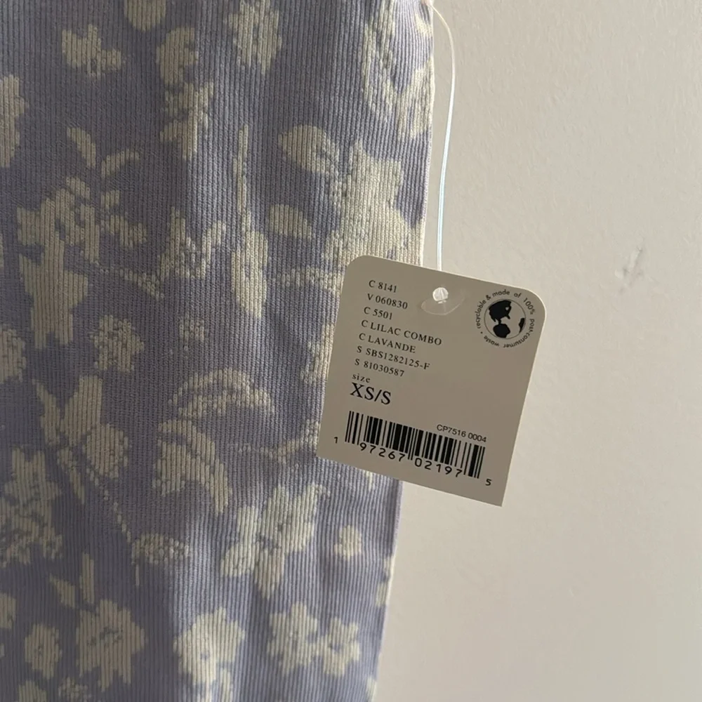 Free People Lavender Floral Bodysuit - Picture 2 of 6